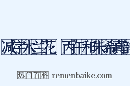 减字木兰花·丙午和朱希真韵是什么意思的图片